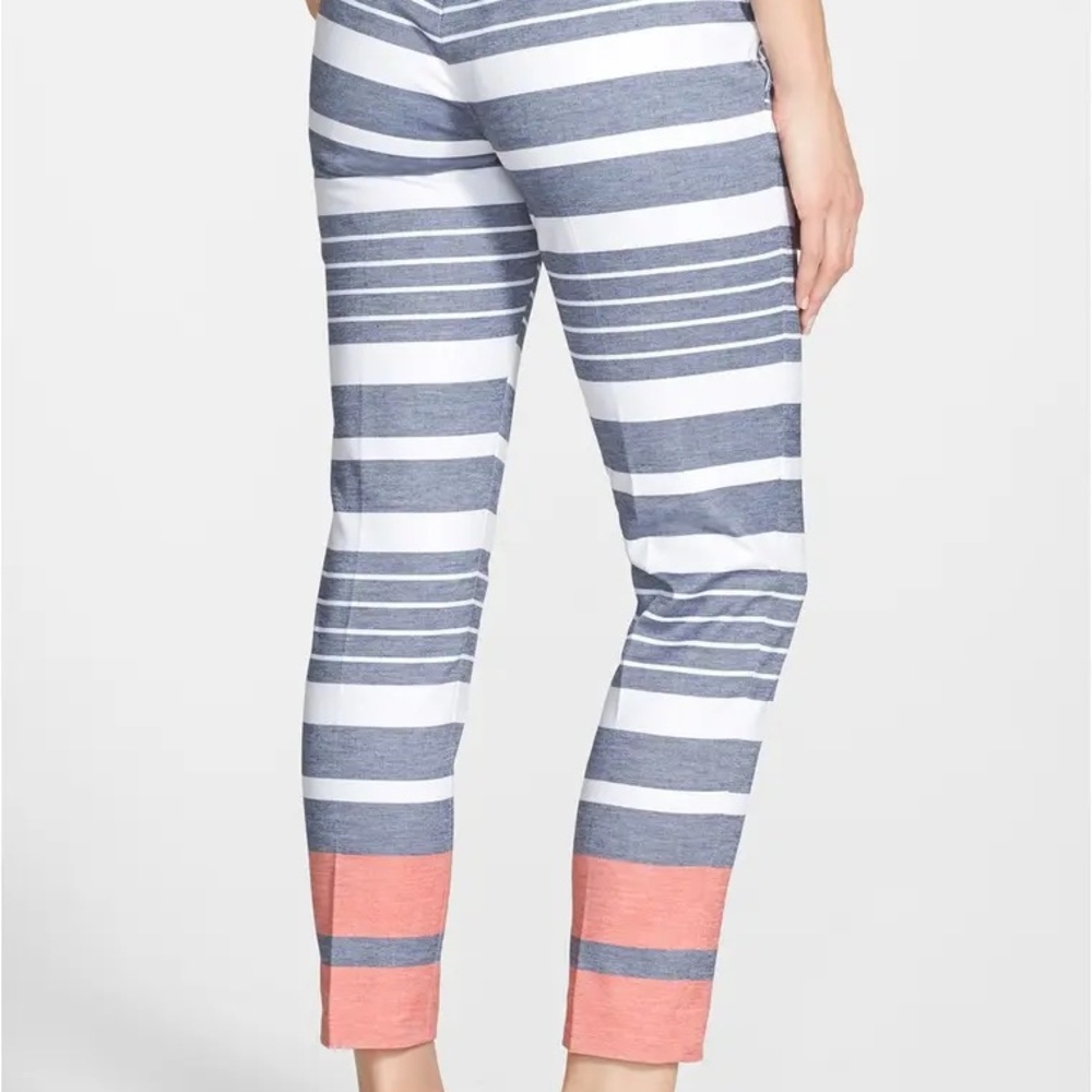 Michael Kors “Miranda” stripe crop pants
